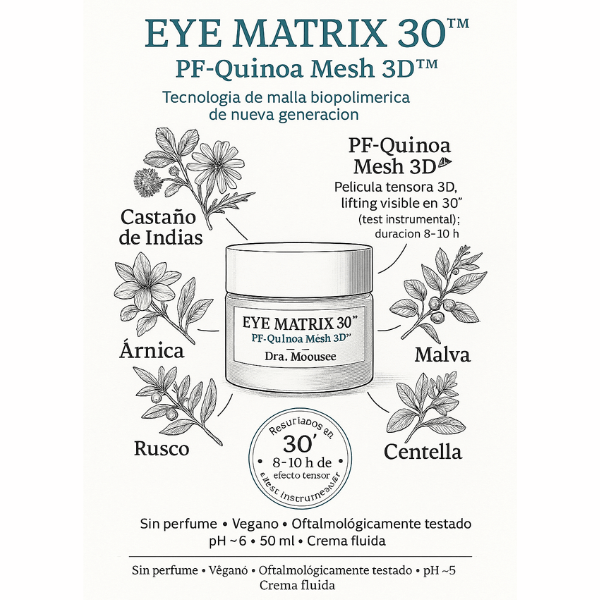 CONTORNO DE OJOS Eye Matrix 30™ : PF - Quinoa Mesh 3D™ - Moousee